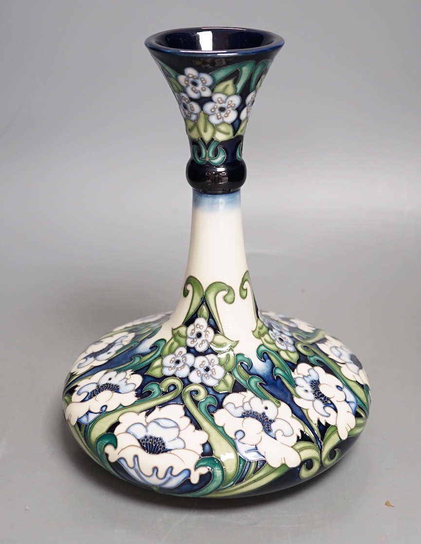 A Moorcroft vase, for James Macintyre & Co. Leeds, by Rachel Bishop, 24 cms high.